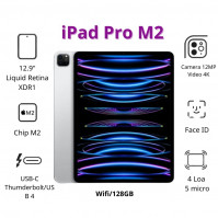 Máy tính bảng Apple IPad Pro 12.9 M2 Wifi (128Gb/ Silver/ MNXQ3ZA/A)