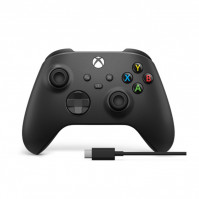 Tay cầm chơi game Xbox Series X Controller - Carbon Black + USB-C Cable - Hàng chính hãng
