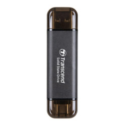 Ổ cứng di động SSD Transcend 256Gb TS256GESD310C (Type-C và USB3.2/ 1050MB/s/ 900MB/s/ Đen)