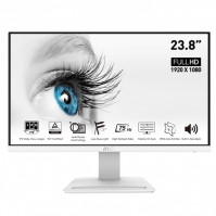 Màn hình MSI PRO MP243W Trắng (23.8Inch/ Full HD/ 5ms/ 75HZ/ 250cd/m2/ IPS/ Loa)