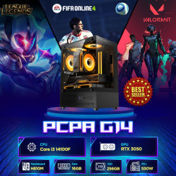 Máy tính PCPA G14 (i3 14100F/16GB/RTX 3050 6Gb/550W) 