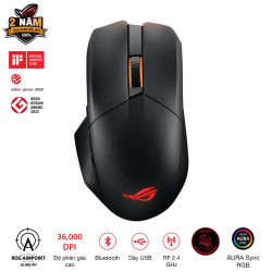 Chuột gaming không dây Asus ROG Chakram X Origin (LED RGB/ 36,000 DPI)