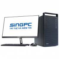 Bộ máy tính để bàn SingPC i5102.9A5905S0-W : Core i5 10400/ Intel H510/ 16GB/ 512GB SSD/ Intel UHD Graphics 630/ Windows 11 Pro/Key/Mouse/Màn hình SingPC 18.5 inch LED