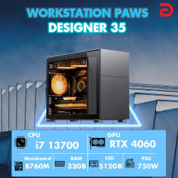 Máy trạm Workstation PAWS DESIGNER 35-I7/32GB/RTX4060