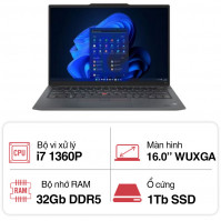 Laptop Lenovo ThinkPad P16s G2 21HK004XVA (i7 1360P/ 32GB/ 1TB SSD/ RTX A500 4GB/ 16 inch WUXGA/ NoOS/ Black/ Vỏ nhôm/ 3Y)