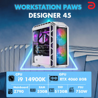 Máy trạm Workstation PAWS DESIGNER 45-I9/32GB/RTX4060