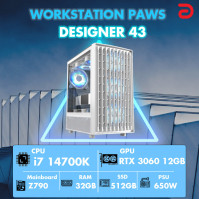 Máy trạm Workstation PAWS DESIGNER 43-I7/32GB/RTX3060