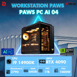 Máy trạm Workstation PAWS AI 04-I9/64GB/RTX4090