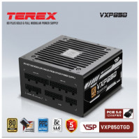 Nguồn máy tính VSP TEREX VXP850TGD 850W (80 Plus Gold/ Full-Modular/ ATX/ Đen)