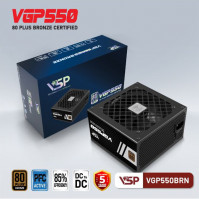 Nguồn máy tính VSP VGP550BRN 550W (80 Plus Bronze/ Non-Modular/ ATX/ Đen)