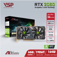Card đồ họa AiVision GeForce RTX 2060 6GB (GDDR6/ 192 bit)