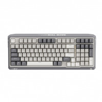 Bàn phím cơ Rapoo V750PRO - 98 Brown Grey Beige (Blue Switch/ PBT/ LED RGB/ Xám)