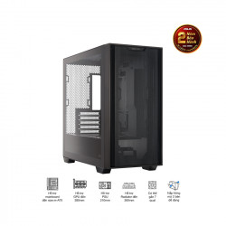 Vỏ máy tính Asus A21 Black (Mid Tower/ M-ATX/ Đen)