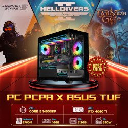 PC PCPA x ASUS TUF Gaming Alliance (I5 14600KF/ 16GB/ 512GB SSD/ RTX 4060 Ti 8Gb/ NoOS)