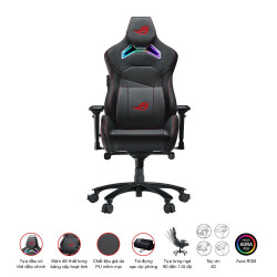 Ghế Game Asus ROG CHARIOT X RGB Black 