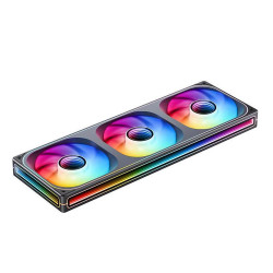 Quạt case JONSBO ZB-360BR BLACK LED ARGB REVERSE (fan ngược) 