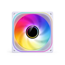 Quạt case JONSBO ZB-120WR White LED ARGB REVERSE (fan ngược) 