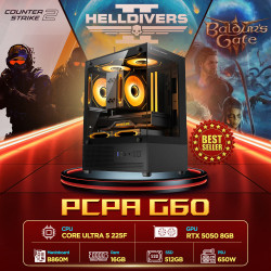 Máy tính PCPA G60 (Core Ultra 5 225F/16GB/RTX 5050 8Gb/650W) 