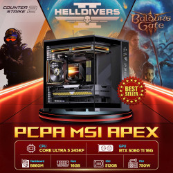 Máy tính PCPA MSI Apex (Core Ultra 5 245KF/16GB/RTX 5060TI 16G) 