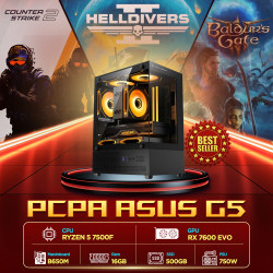Máy tính PCPA AMD ASUS G5 (R5 7500F/16GB/RX 7600 8G) 