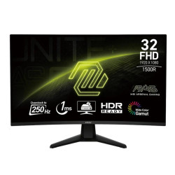 Màn hình gaming MSI MAG 32C6X (31.5Inch/ Full HD/ 1ms/ 250Hz/ 300cd/m2/ VA)