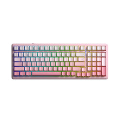 Bàn phím cơ Aula 3 Mode F99 màu Hồng gradient Dream Sakura switch