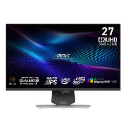 Màn hình gaming MSI MPG 274URDFW E16M (27Inch/ 4K (3840 x 2160)/ 0,5ms/ UHD: 160Hz; FHD: 320Hz/ 400cd/m2/ IPS)