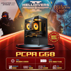 Máy tính PCPA G68 (R5 5500/16GB/GTX 1660TI 6Gb) 
