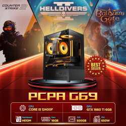 Máy tính PCPA G69 (Core i5 12400F/16GB/GTX 1660 Ti 6GB/650W) 