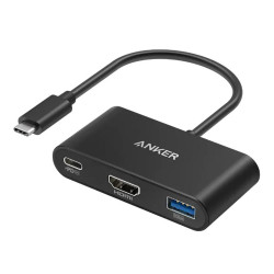 Bộ chuyển đổi Anker A8339 USB C to HDMI, USB A, Type C PD