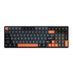 Bàn phím cơ Aula 3 MODE S100 Pro đen+xám+cam red switch