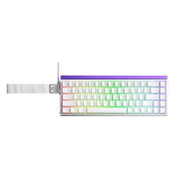 Bàn phím cơ Aula HERO68HE màu trắng Black King magnetic switch