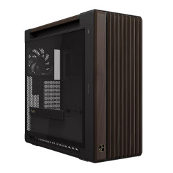 Vỏ máy tính Asus ProArt PA602 Wood Edition Modern Black - Tempered Glass Panel (Mid Tower/ E-ATX)