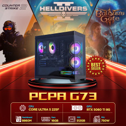 Máy tính PCPA G73 (Core Ultra 5 225F/16GB/RTX 5060TI 8Gb) 