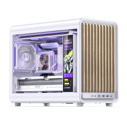Vỏ máy tính JONSBO D33 WOOD WHITE (Mini Tower/ M-ATX/ Trắng)