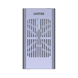 Hộp đựng ổ cứng SSD Unitek S1206A SolidForce Type-C -> PCIe/NVMe Gen3x2 M.2 20Gbps Dual Bay