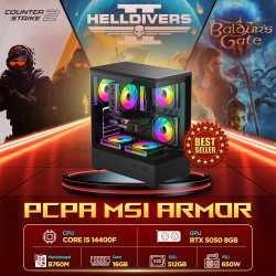 Máy tính PCPA MSI Armor (Core i5 14400F/16GB/RTX 5050 8G) 