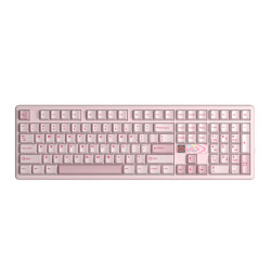 Bàn phím cơ Aula 3 MODE F108 Pro V2 Hồng Strawberry Mint switch 