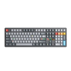 Bàn phím cơ Aula 3 MODE F108 Pro V2 đen xám Seascape switch 