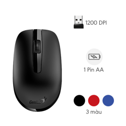 Chuột không dây Genius NX-7007 (2.4Ghz/ Đen)