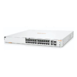 Switch Aruba Instant On 1960 24G 2XGT 2SFP+ 370W (JL807A) (Gigabit 1000Mbps/ 24 Cổng/ 2 SFP/ Smart Switch/ 24 cổng PoE/ Vỏ Thép)