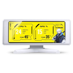 Màn hình phụ JONSBO DS339 White 