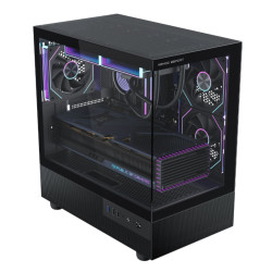 Vỏ máy tính KENOO ESPORT MK360 - Màu Đen (Mini Tower/ M-ATX)