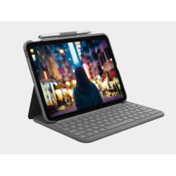 Bao da kèm bàn phím Logitech Slim Folio cho Ipad A16/Gen 10