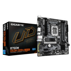 Mainboard Gigabyte B760M DS3H DDR4 GEN5 (Intel B760/ Socket 1700/ M-ATX/ 4 khe ram)