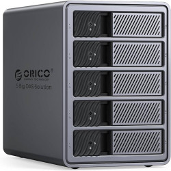 Hộp đựng ổ cứng Orico 9858U3-EU-GY-BP 3.5Inch USB-B 5Gbps (5 khe cắm)