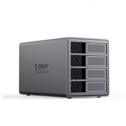 Hộp đựng ổ cứng Orico 9848U3-EU-GY-BP 3.5Inch USB-B 5Gbps (4 khe cắm)