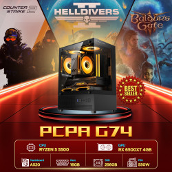 Máy tính PCPA G74 (R5 5500/16GB/RX 6500XT) 