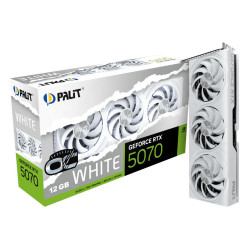 Cạc màn hình Palit GeForce RTX 5070 White OC 12GB (GDDR7/ 192 bit)