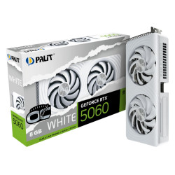 Cạc màn hình Palit GeForce RTX 5060 White OC 8GB (GDDR7/ 128 bit)